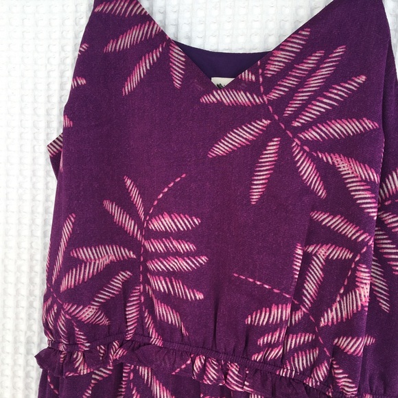 A New Day | Tropical Print Sleeveless Midi Dress - Picture 6 of 8